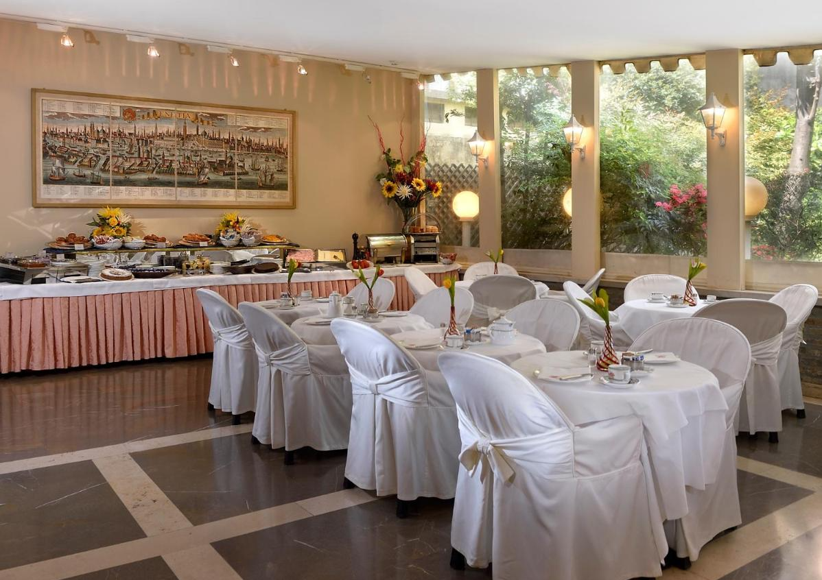 Restaurant van Hotel Amadeus in Venetië