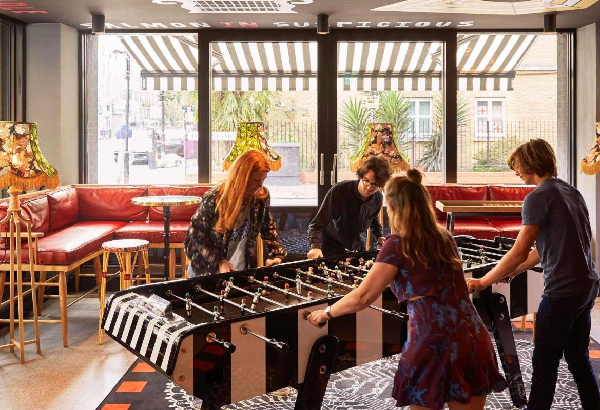 Tafeltennis Hotel Mama Shelter London Shoreditch