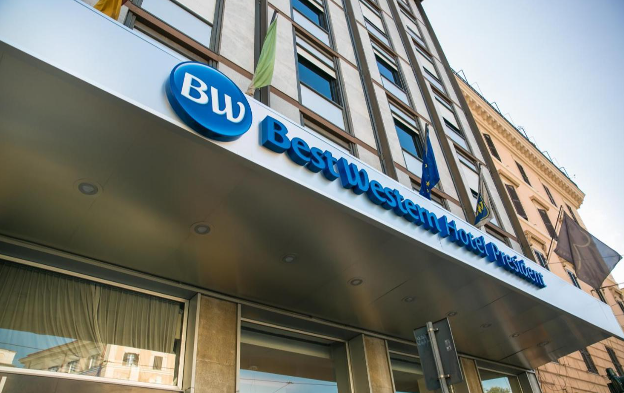 Entree van Hotel Best Western President Rome