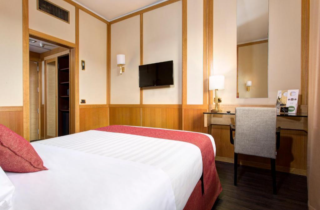 Slaapkamer van Hotel Best Western President Rome