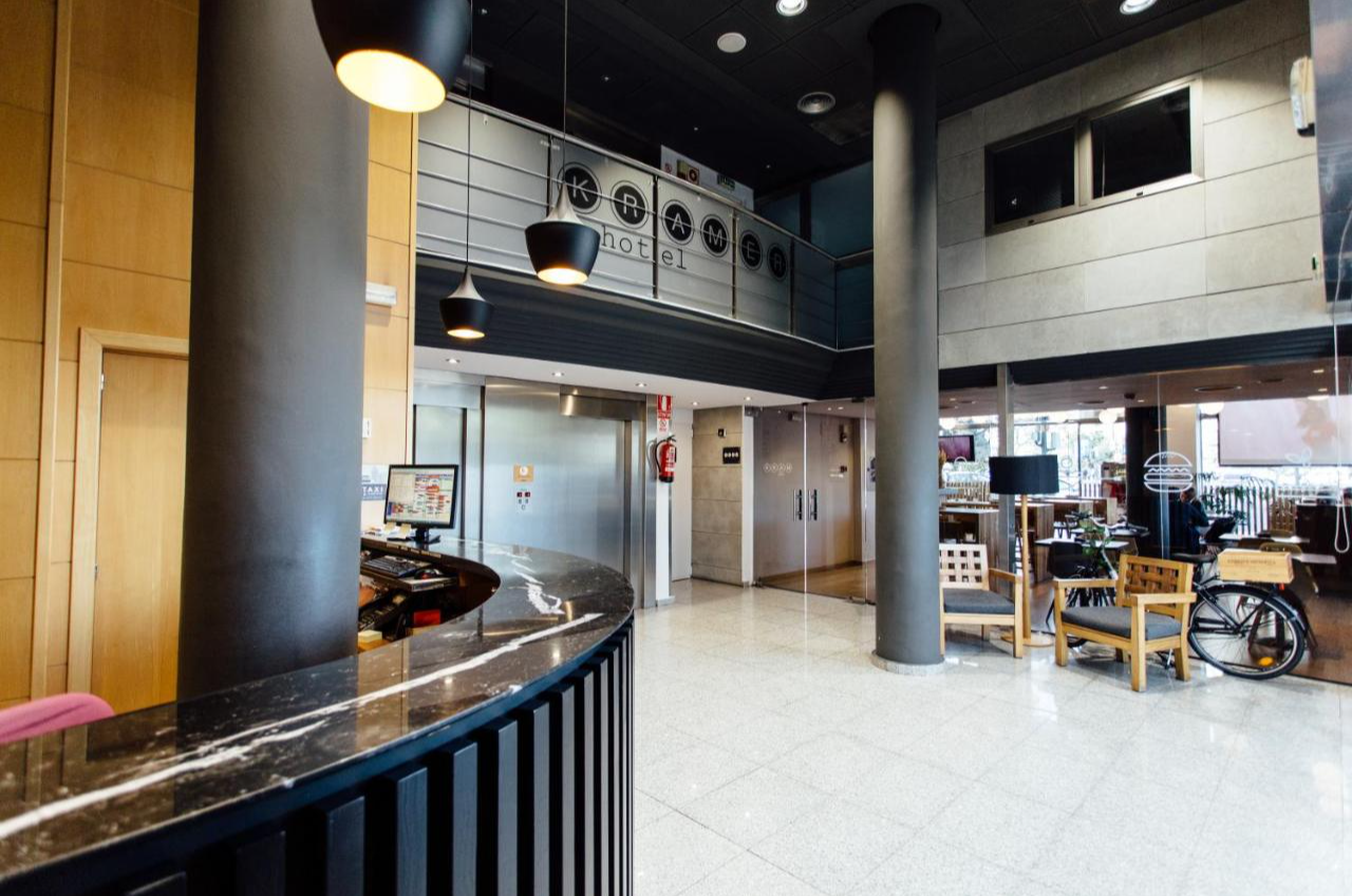 Lobby en receptie van Hotel Kramer in Valencia