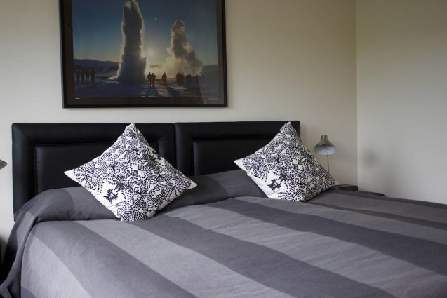 Tweepersoonskamer van Hotel Fron in IJsland