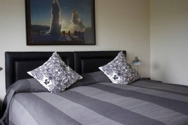 Tweepersoonskamer van Hotel Fron in IJsland