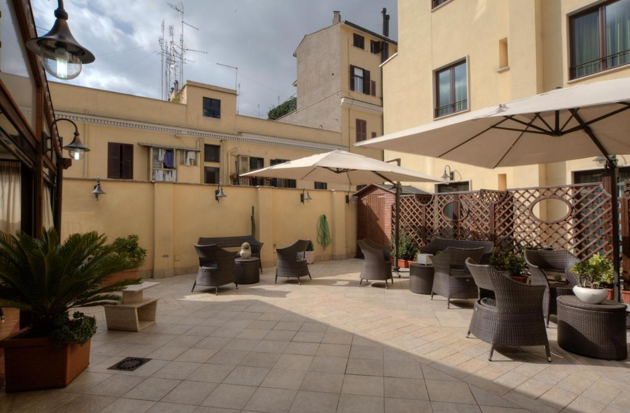 Terras van Hotel Galileo Rome