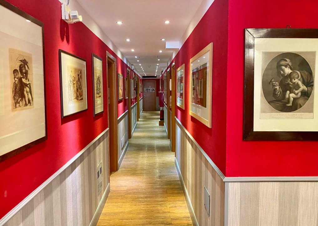Hal van Hotel Il Guercino Bologna