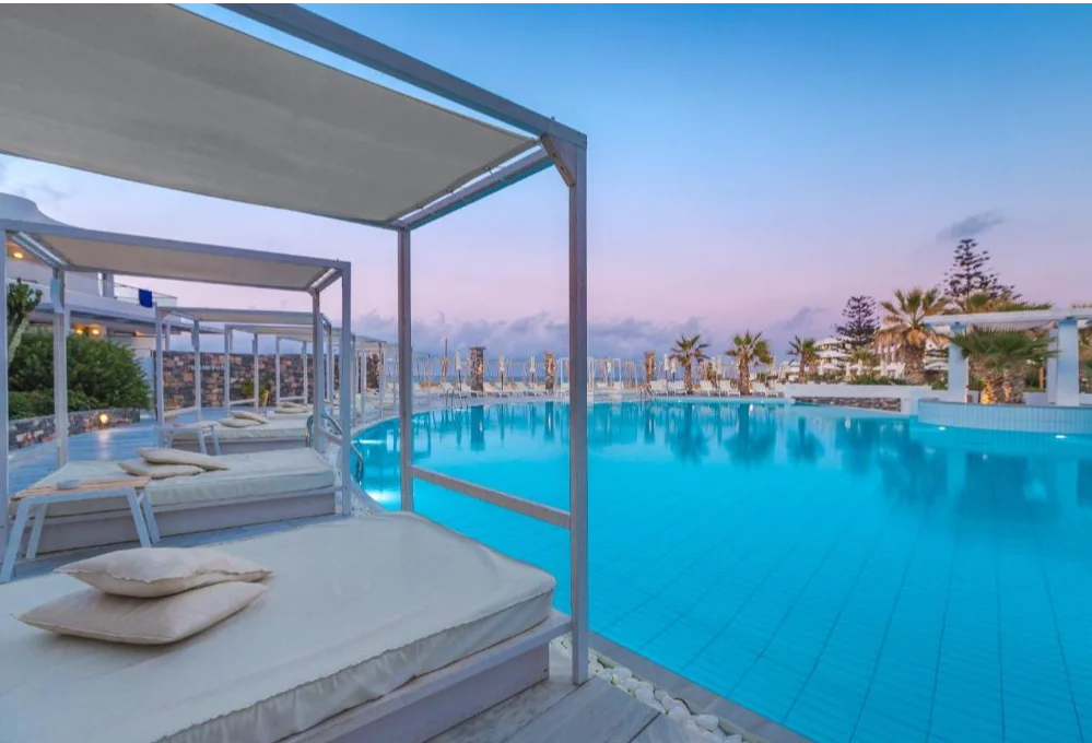 The Island Hotel (Adult only) ligbedden 