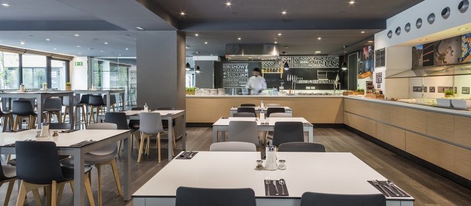 Ontbijt van hotel Andante in Barcelona