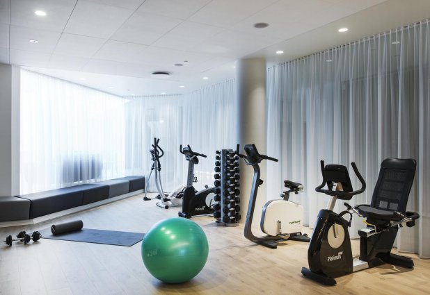 Fitnessruimte van Hotel Island op IJsland