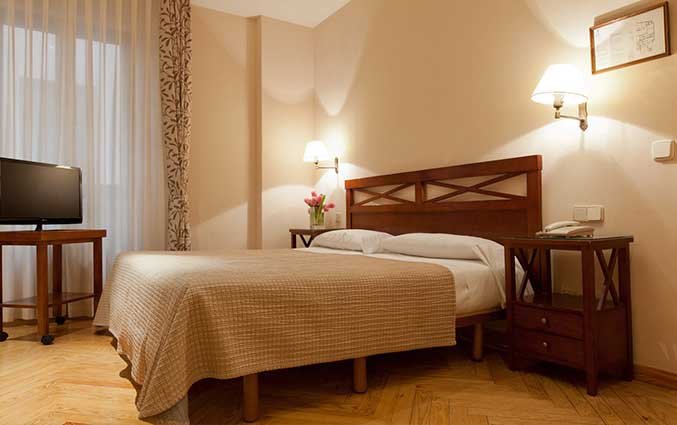 Tweepersoonskamer van Hotel Regente in Madrid