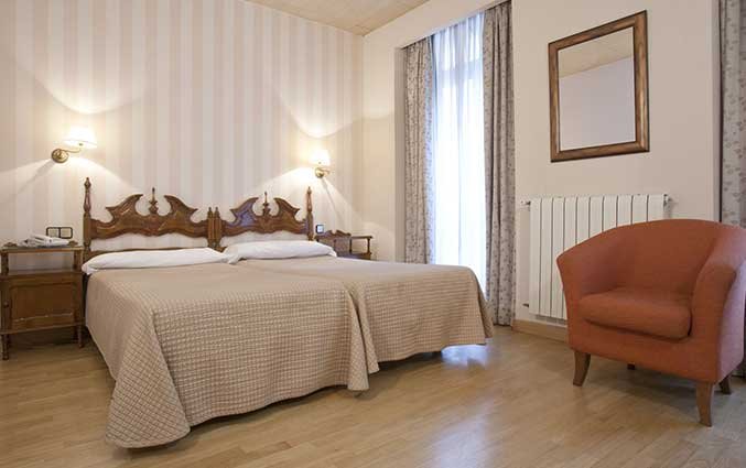 Tweepersoonskamer van Hotel Regente in Madrid