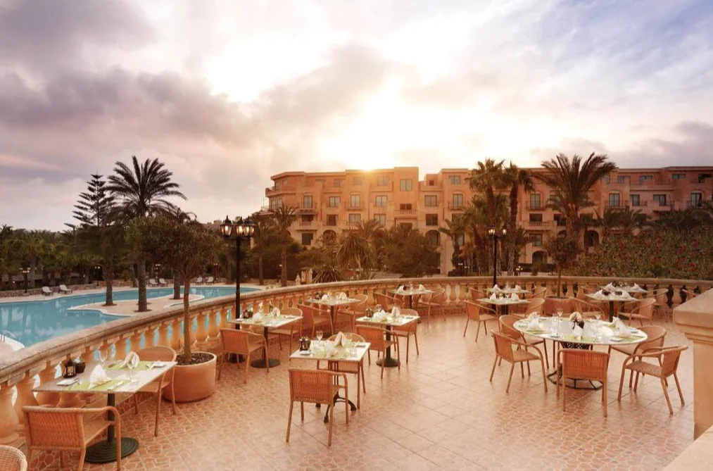 Kempinski Hotel San Lawrenz terras 