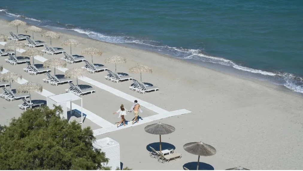 Aqua Blu Boutique Hotel & Spa ligbedden 