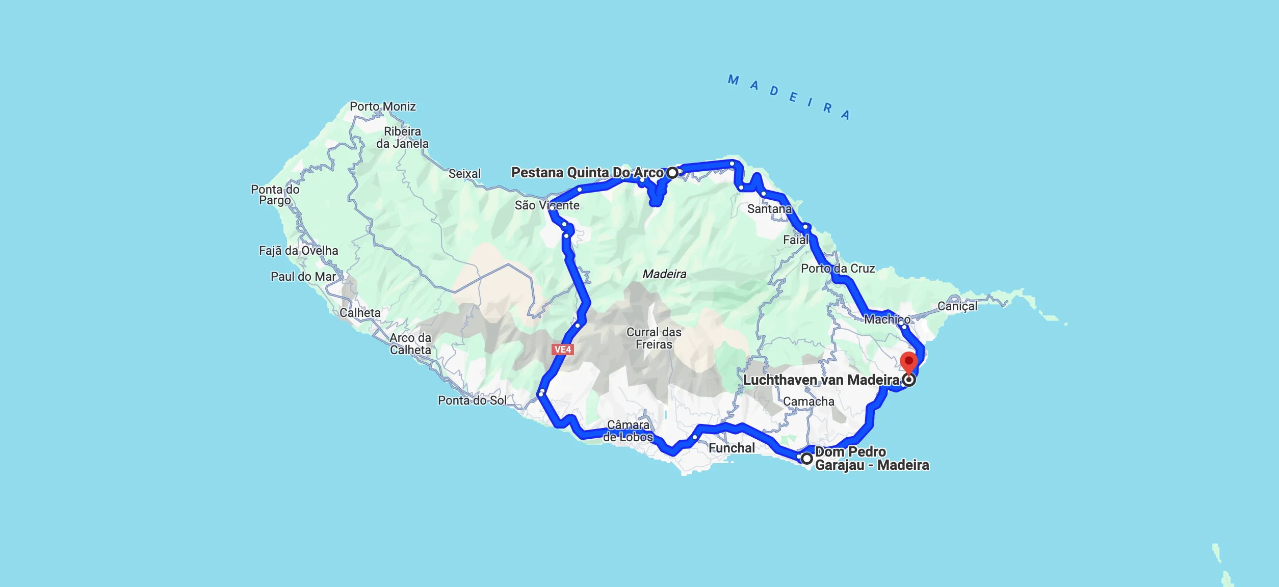 Rondreis Madeira Route