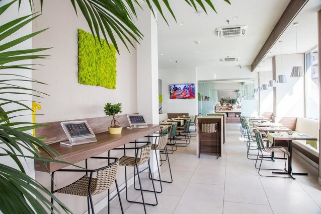 Ontbijtzaal van Hotel Best Western Luxor in Turijn