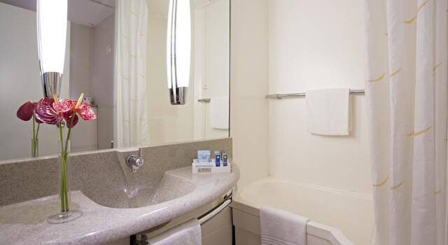Badkamer van Hotel Novotel Torino Corso Giulio Cesare