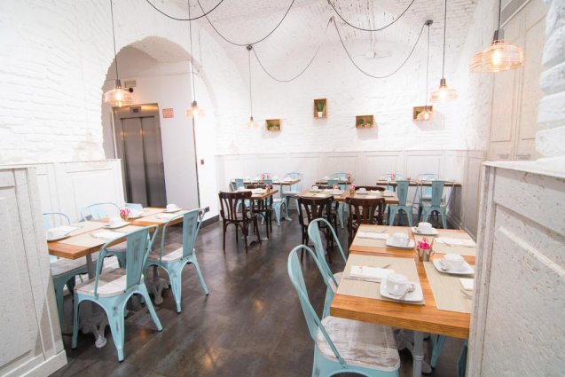 Restaurant van Hotel Petit Palace Plaza del Carmen Madrid