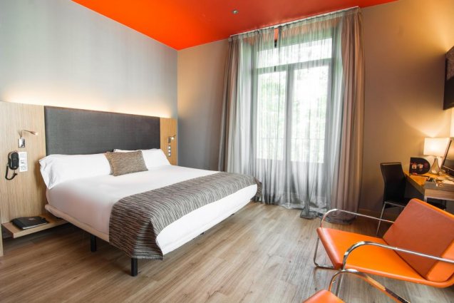 tweepersoonskamer van Hotel Petit Palace Plaza del Carmen Madrid