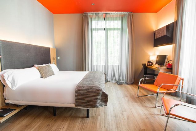 tweepersoonskamer van Hotel Petit Palace Plaza del Carmen Madrid