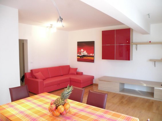 Woonkamer van een appartement van appartementen Villa Rosa in Dubrovnik