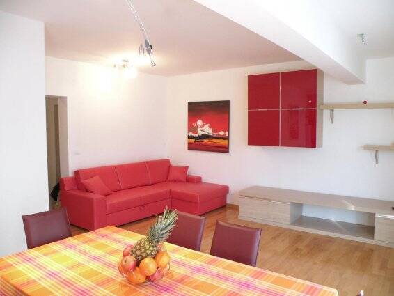 Woonkamer van een appartement van appartementen Villa Rosa in Dubrovnik