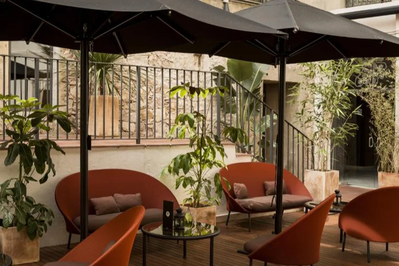 Binnentuin van Petit Palace Boqueria Garden