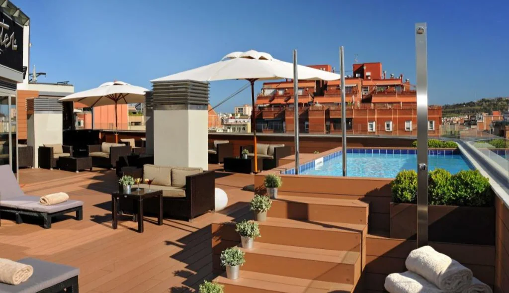 Sercotel Amister Art Hotel Barcelona dakterras