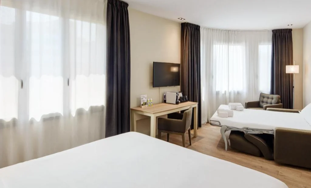 vierpersoonskamer Sercotel Amister Art Hotel Barcelona