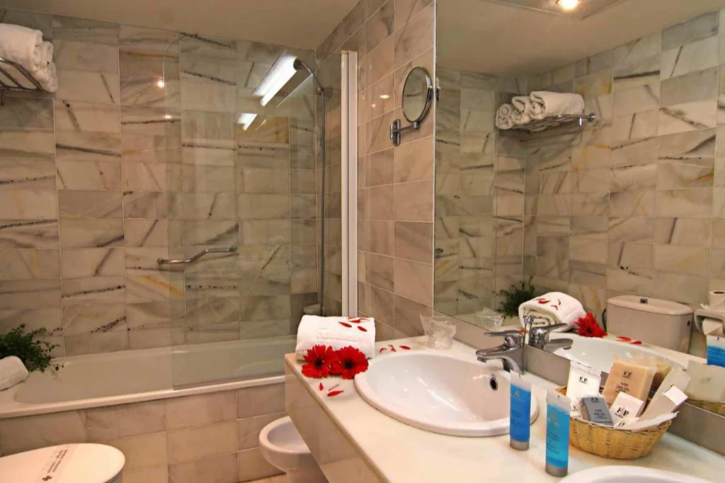 badkamer  in hotel San Gil