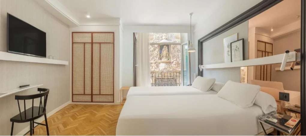 Twinroom bij Hotel SH Ingles Boutique Valencia