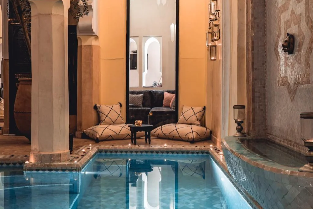 binnenplaats Ambre Epices Medina Riad