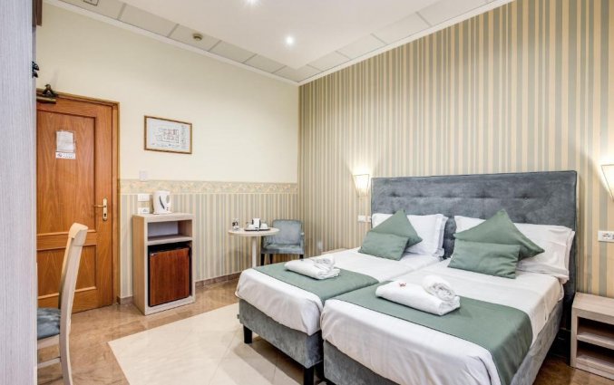 Tweepersoonskamer van Hotel Parker in Rome