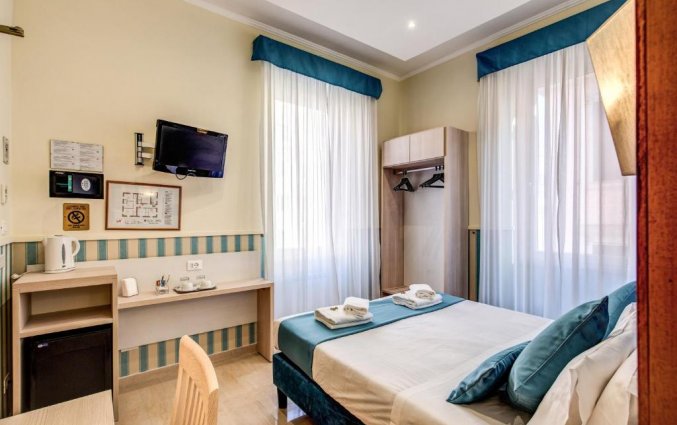 Tweepersoonskamer van Hotel Parker in Rome