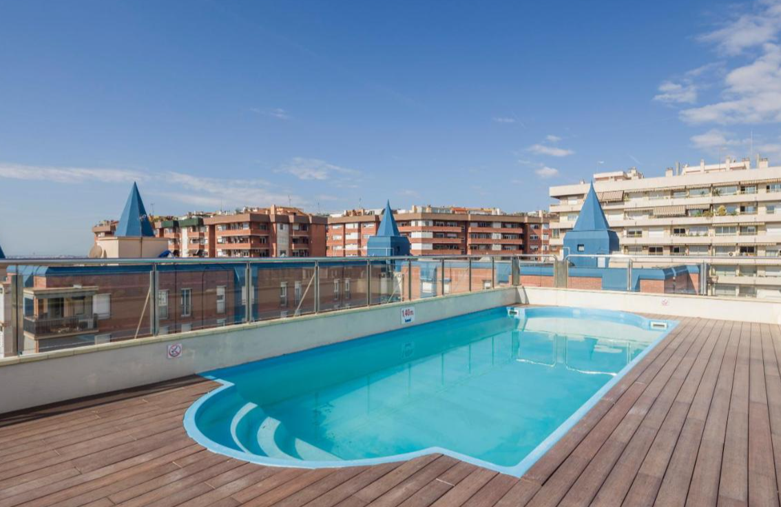 Buitenzwembad Ilunion Les Corts Spa