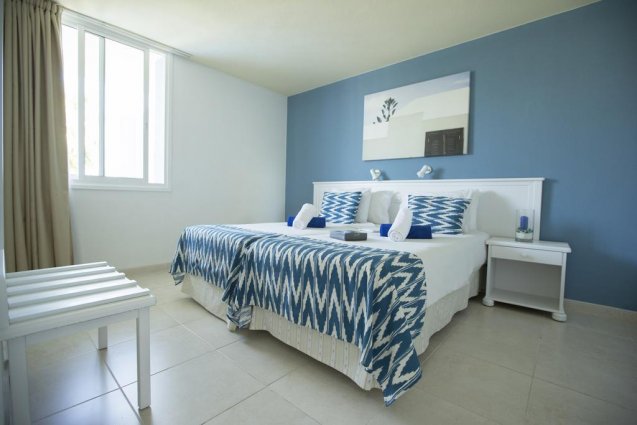 Slaapkamer van een appartement van Appartementen Playa del Sol op Gran Canaria