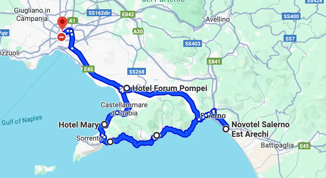 Amalfi route