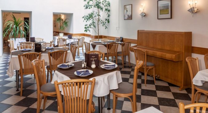 Ontbijtzaal van Hotel Augustus et Otto in Praag