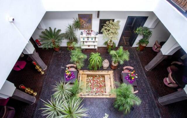 Patio van Ryad Amiran & Spa Marrakech