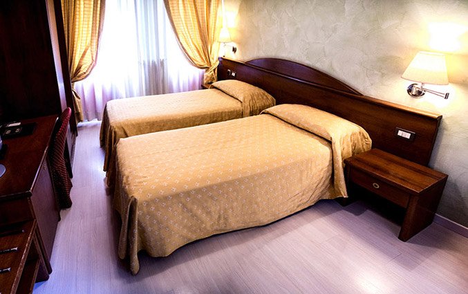 Tweepersoonskamer van Hotel Agape in Milaan