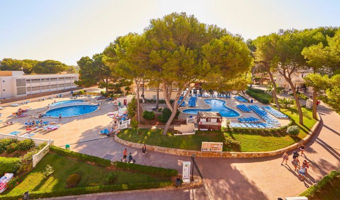 Tuin van Hotel Club Palma Bay op Mallorca