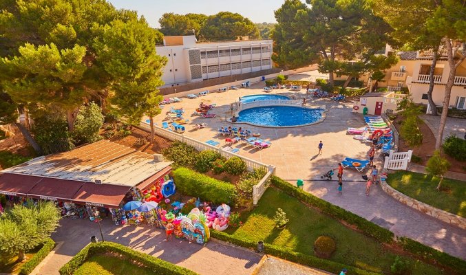 Tuin van Hotel Club Palma Bay op Mallorca