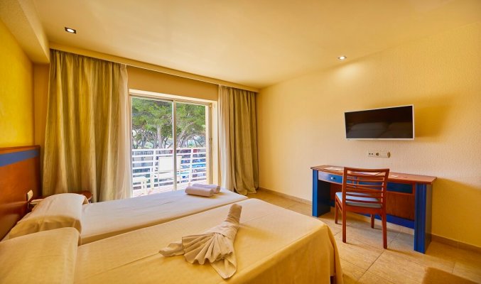 Tweepersoonskamer van Hotel Club Palma Bay op Mallorca