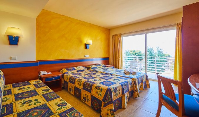 Tweepersoonskamer van Hotel Club Palma Bay op Mallorca