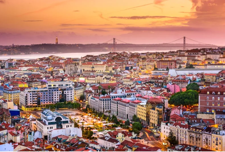 Lissabon uitzicht