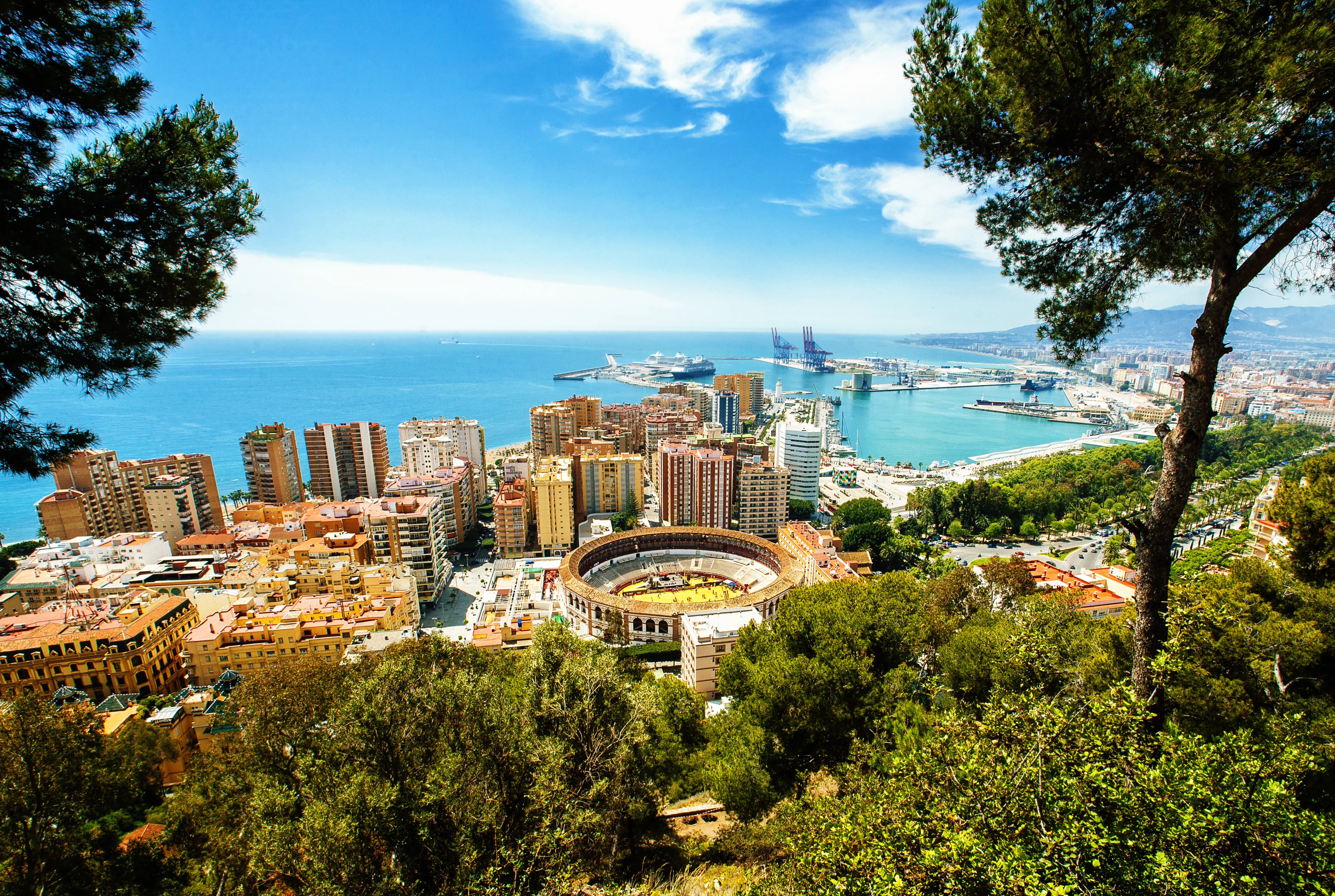 Uitzicht Malaga