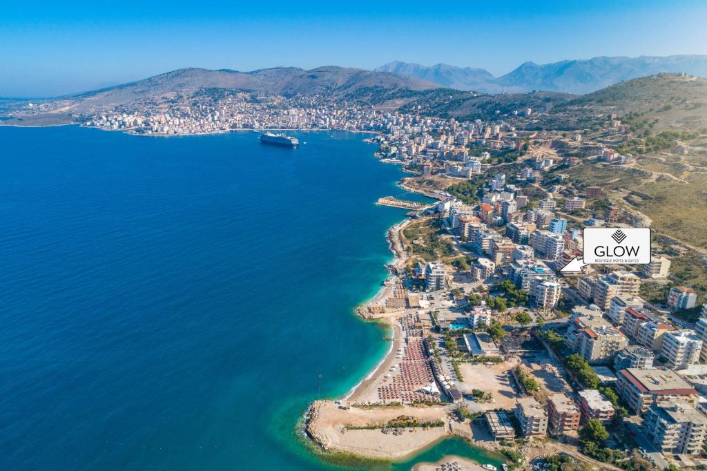Glow Boutique Hotel & Suites - luchtfoto Sarande