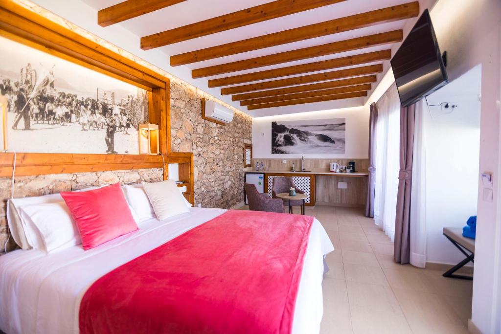 Hotel Boutique Rosario Martin - kamer met houten balken
