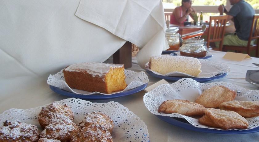 Ontbijt van Hotel Pausania Inn op Sardinie