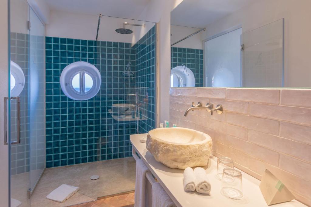 Relais La Ghinghetta - badkamer met inloopdouche