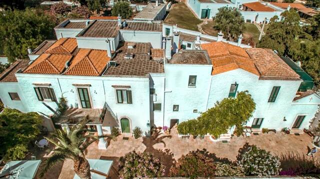 Masseria Il Frantoio - de masseria van bovenaf
