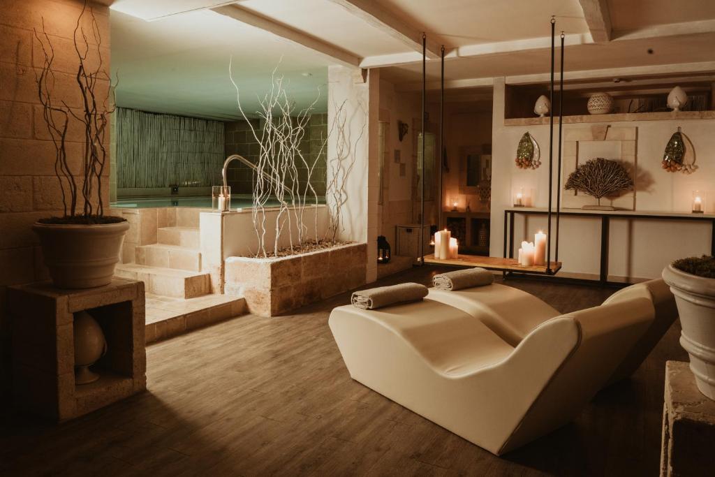 Canne Bianche Lifestyle Hotel - relaxruimte in de spa
